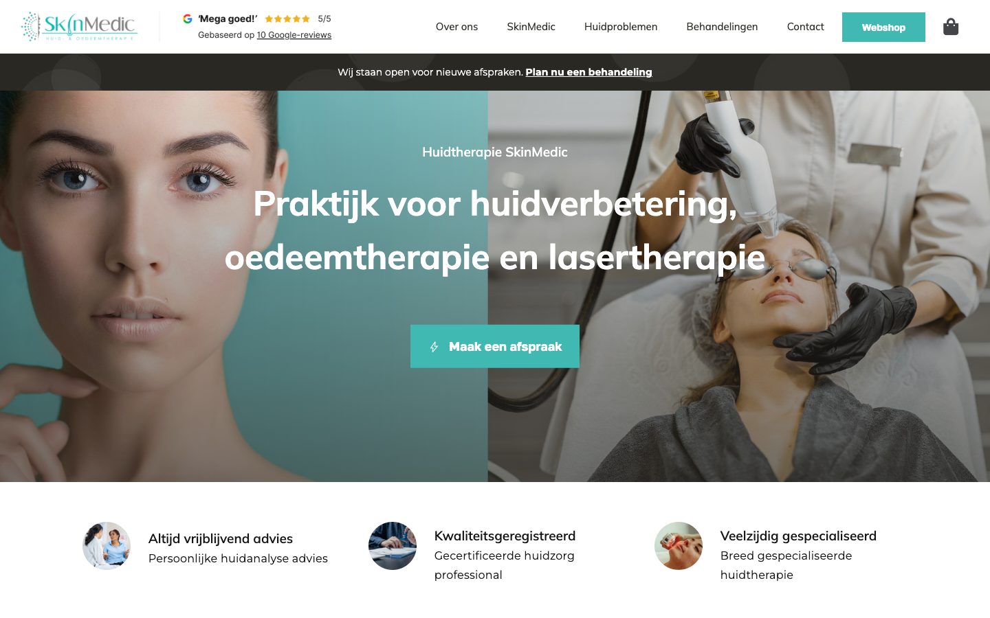 Huidtherapie SkinMedic